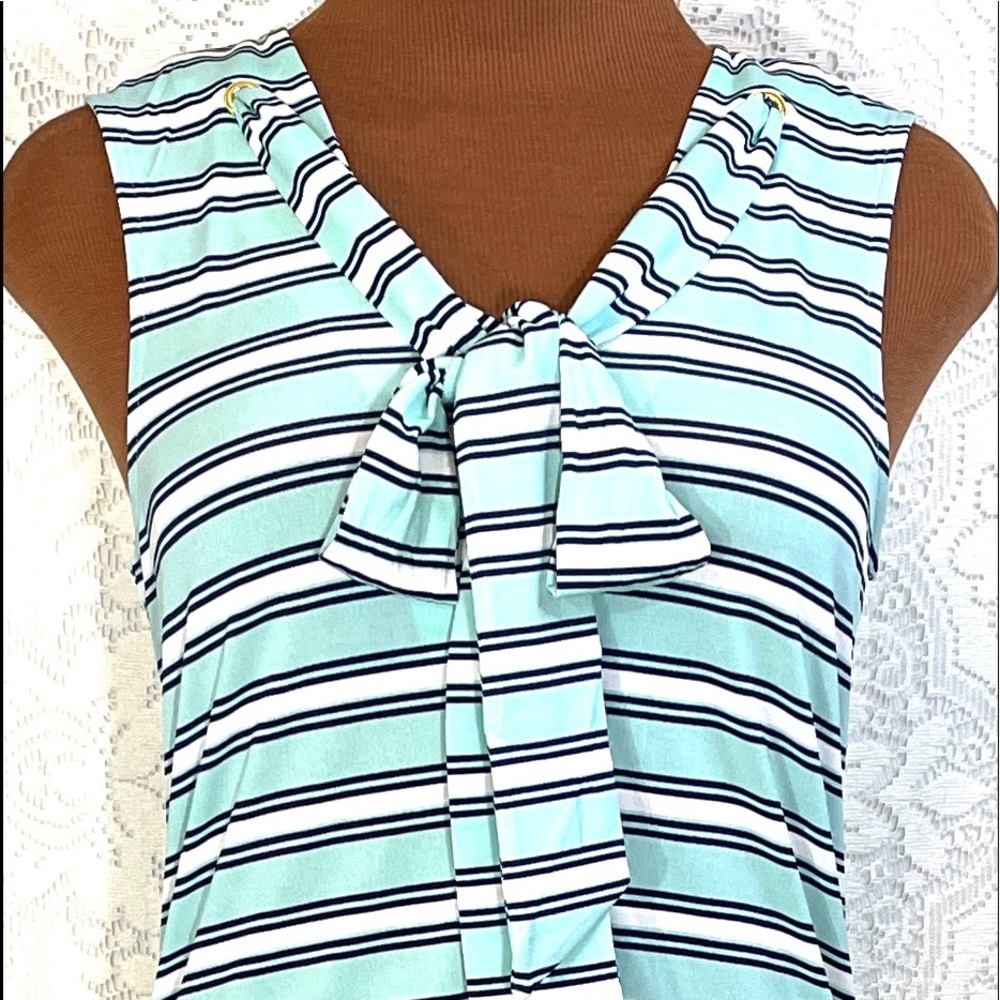 New With Tag The Limited Tops Size Small Stripes Blue Black White